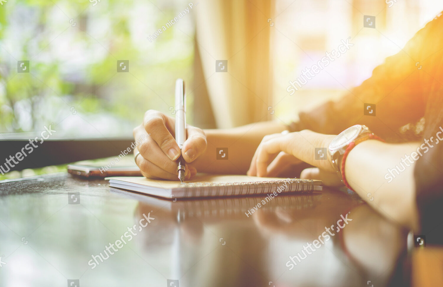 A Young girl writing her Travel diary Ideas